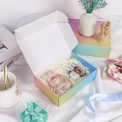 Shipping Boxes Small 7x5x2″, 30 Pack Colorful Corrugated Cardboard Boxes, Mai…
