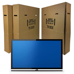 TV Adjustable Moving Box Fits Up to 70″, 2 pack