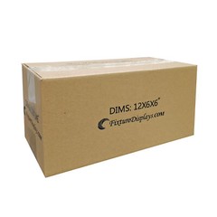 20 Pack 12X6X6″ Printed Shipping Boxes Singlewall B Flute Cardboard Box 32 ECT