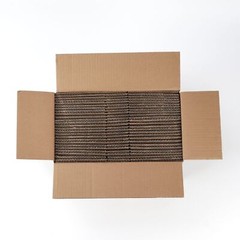 Calenzana 6x6x6 Inches Shipping Boxes Set of 25, White Corrugated Cardboard B…