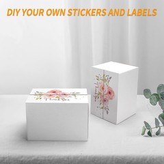Elegant 25 Count White Shipping Boxes 9x6x6 Inches – Ideal for Online Sellers
