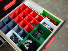 2.5″ × 2.5″ Assortment Box – Modular Parts Organizer