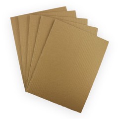 Corrugated Cardboard Pads Sheets Inserts for Shipping Scrapbook 23 ECT 1/8″ more