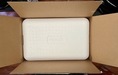 KoolTemp Large Insulated Shipping Box Styrofoam Cooler + Gel Packs Cold 22x14x15