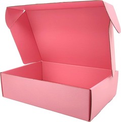 Recyclable Pink Mailer Boxes | 12x9x4 in. – Perfect for Gifts & Shipping