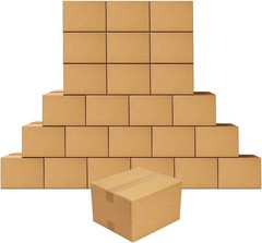 25-pack 9x6x4 Inch Shipping Boxes – Lightweight & Durable