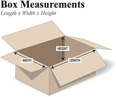 PARTNERS 14 X 8 X 6 Corrugated Cardboard Boxes, Medium 14″L X 8″W X 6″H, Pack o