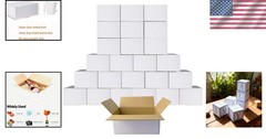 Brand New Shipping Box 9x6x4 White Cardboard