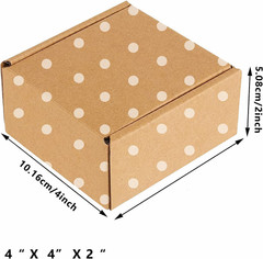 Green Recyclable Cardboard Small Gift Mailer Boxes for Shipping Packaging Craft
