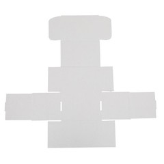 50 PCS 6x4x4 White Corrugated Shipping Mailer Carton Packing Fold Box for USPS