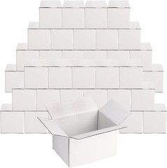 Space-Saving 40 Pack Corrugated Boxes, 6x4x4 – Easy Assembly for Shipping Needs