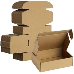 100 5x3x1 Shipping Boxes Cardboard Box Brown Mailing Packing Corrugated Paper