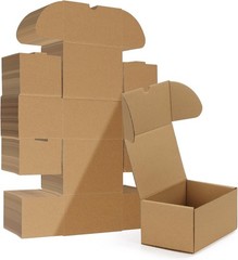 Set of 40 Recyclable 6x4x3 Shipping Boxes – Sturdy Cardboard for Small Business
