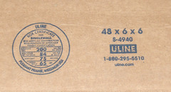 ULINE S -4940 48″ x 6″ x 6″ CARDBOARD SHIPPING BOX – 200 lb – 5 BOX BUNDLE