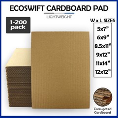 Corrugated Cardboard Pads Sheets Inserts for Shipping Scrapbook 23 ECT 1/8″ more