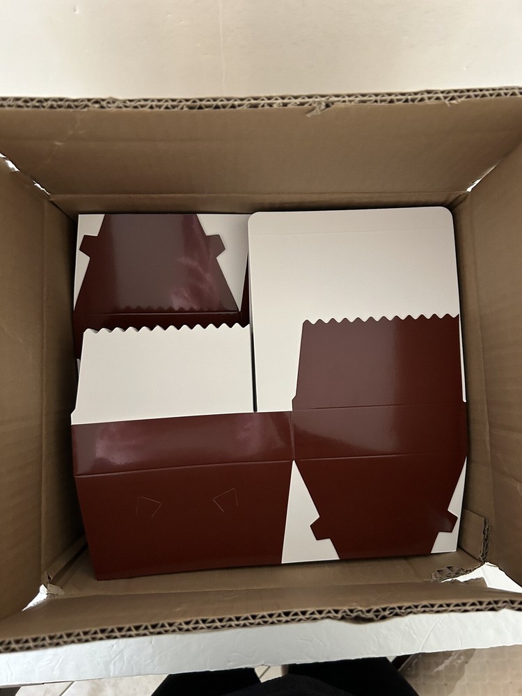 Paper Mart 1PC CHOCOCLATE TUCK TOP CANDY BOX 6-3/8 in x 5-3/8 in x 1-1/2 in