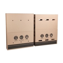 Universal Moving Box with Cushioning, Fits TVs up to 65″, 2 Count