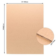 60PCS Corrugated Cardboard Sheets 9×12 Inch, Flat Filler Insert Packing 2mm
