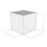 8x8x8 White Corrugated Shipping Boxes 32 ECT Single-Wall, 75/Pack