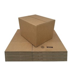 Brand New Moving Boxes Medium Pack of 20 Brown Cardboard