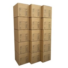 UBMOVE Moving Boxes with Handles, 15 Premium Small, 16 3/8″ x 12 5/8″ x 12 5/8″