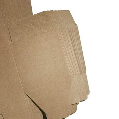 20/50Pcs Square Folding Kraft Paper Box Black White Cardboard Box for Packaging