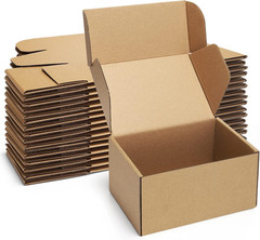 Shipping Boxes 6X4X3 Inches Small Mailing Boxes 25 Pack White Cardboard Corrugat