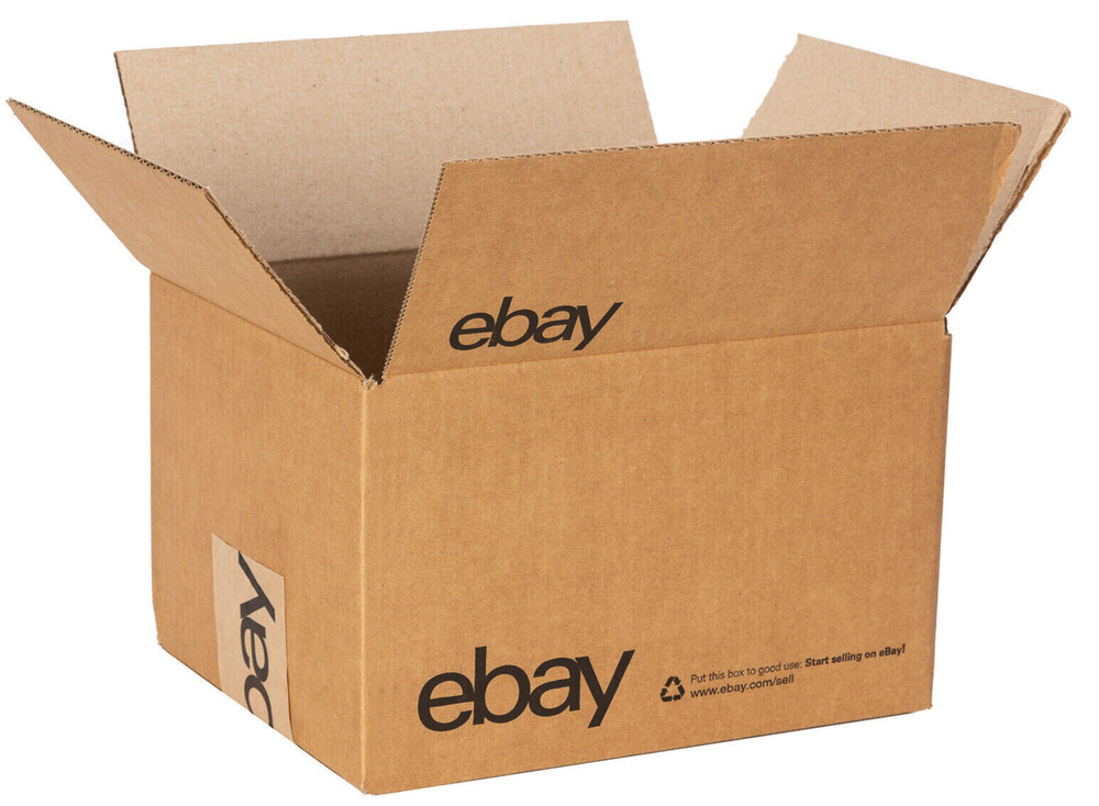 Ebay Boxes 25- 10″ x 8″ x 6″ – Black Logo