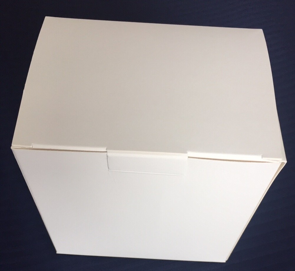 180 WHITE BOXES 4 3/4″ X 4 1/2″ X 3″ LIGHTWEIGHT CARDBOARD ~14 CENTS EACH.