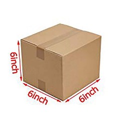 10 Small Moving Boxes 6x6x6 Corrugated Packing Cardboard Boxes – 10 pack