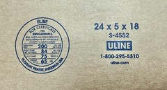 24″ x 5″ x 18″ Cardboard Corrugated Box – SIDE LOADING