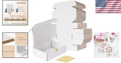 Brand New Shipping Boxes Set 50 White