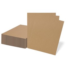 50 Pack 8×10 Corrugated Cardboard Sheets, Flat Cardboard Inserts for Shipping…