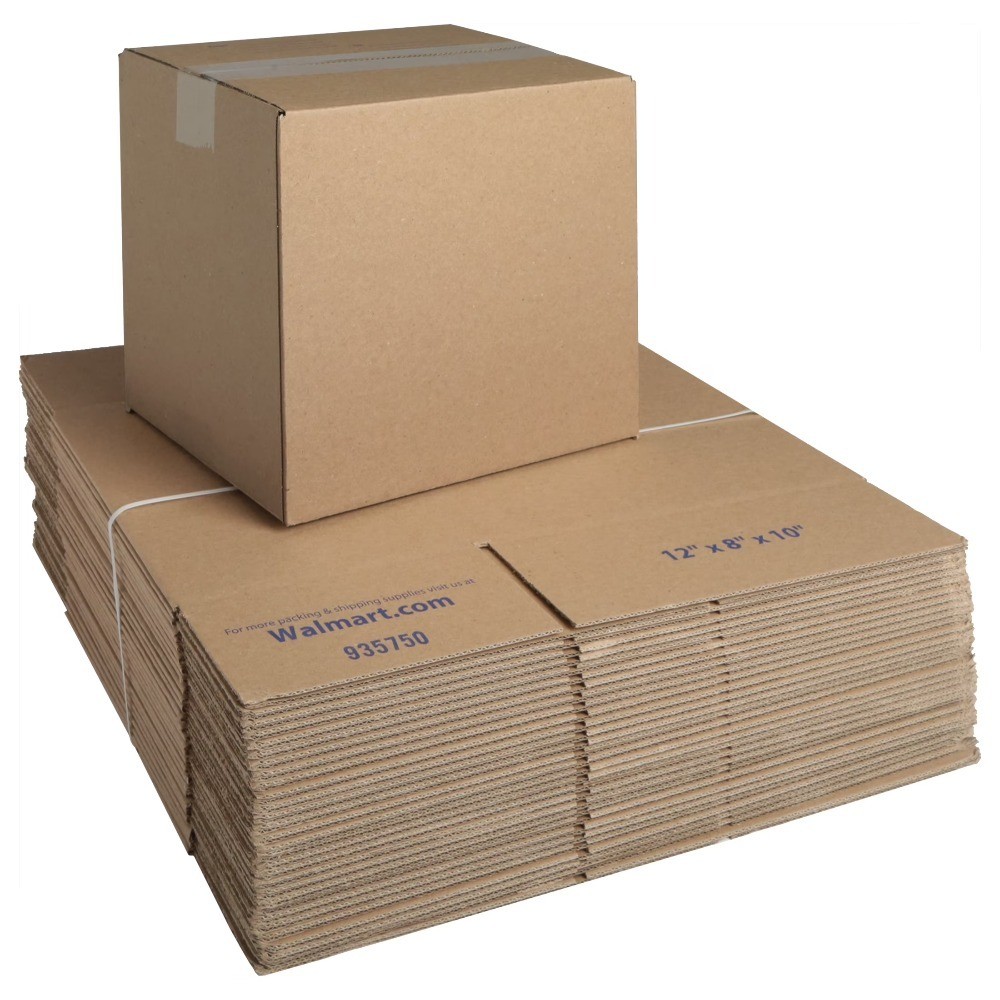 Recycled Corrugated Cardboard Shipping Boxes 12x8x10 Inches 30 Pack for Ebay