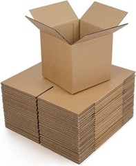 Shipping Boxes 6x6x6 Inches Small Corrugated Cardboard Boxes 25 Pack