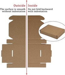 SUNLPH 50 Pack 6x4x1 Inches Small Shipping Boxes Brown Cardboard Packing Box