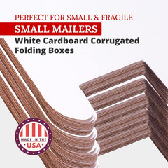 6X4X2 Corrugated Cardboard Boxes, 6″L X 4″W X 2″H, Pack of 50| Shipping, Packagi
