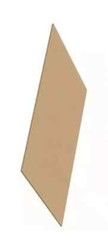 5 PACK Cardboard Sheets 36″ x 72″ Corrugated Kraft 5/32″ Thick Single Wall NEW