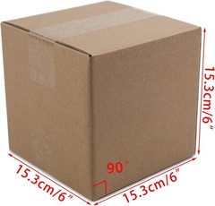 Shipping Boxes 6x6x6 Inches Small Corrugated Cardboard Boxes 25 Pack