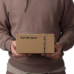 Brand New 40 Pack Small Cardboard Shipping Boxes 8x8x4 Inches Brown