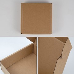 25 PCS Brown Corrugated Cardboard Shipping Boxes Mailing Packing 6x6x2 Inch