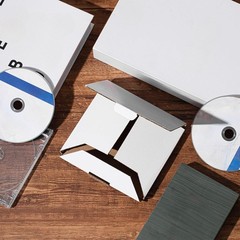 50 Pcs 5 5/8″L X 5″W X 7/16″H Cd Mailer Box Cd Shipping Boxes Corrugated Mailing