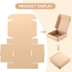 100 Pack Shipping Boxes 6 x 6 x 2 Inch Corrugated Cardboard Boxes Small Mailing