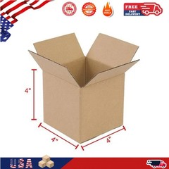 100Pc 4X4X4 Cardboard Paper Boxes Mailing Packing Shipping Box Corrugated Carton