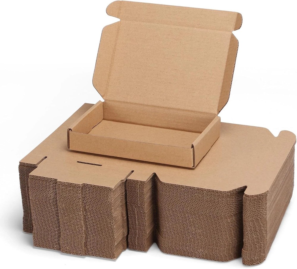 6x4x1 Mailer Shipping Boxes 50PCS Cardboard Gift Packaging Boxes