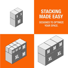 20 In. L X 16 In. W X 15 In. D Heavy-Duty Medium Moving Shipping and Packing Box