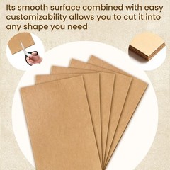 Haploon 30 Pack Corrugated Cardboard Sheets 23.6 x 16.5 Inch Large Flat Cardb…