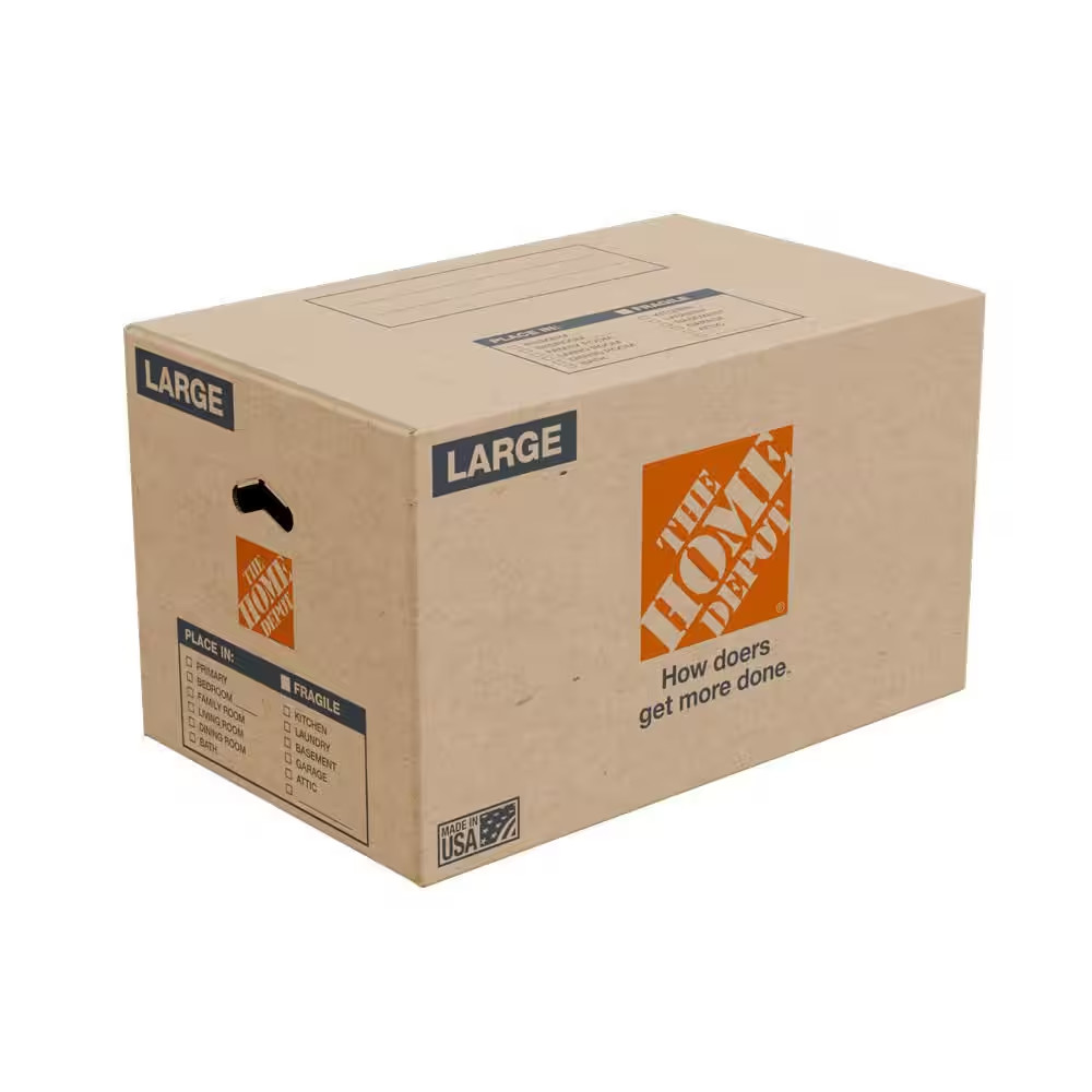 Large Moving, Shipping, Packing Box with Handles (30 Pack)