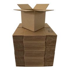 5x5x5 Inch Corrugated Shipping Boxes – 50 Pack