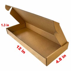 Long Flat Tab Locking Corrugated Mailers 10 25 50 Shipping Packing Boxes Mailers